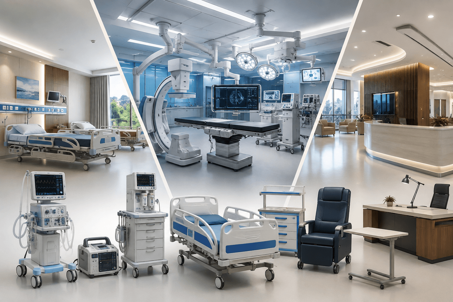Medical equipment and healthcare infrastructure